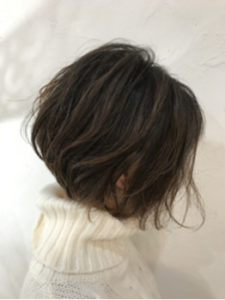 ショートボブパーマ