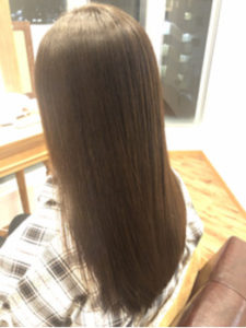 縮毛矯正デビュー