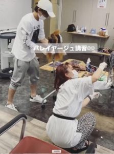 バレイヤージュ講習会模様♪