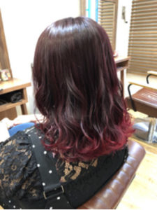 レッド系グラデーションカラー