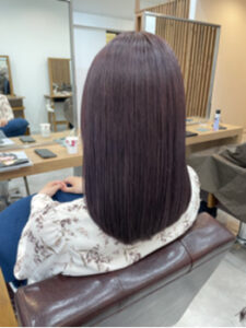 色落ち綺麗なラベンダー系カラー♪